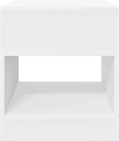 vidaXL End Table 2 pcs Λευκό 40,5 x 40 x 45 εκ Επεξεργασμένο ξύλο