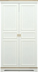 Ντουλάπα Κρεμ / Δρυς GICRIOL 104.5x54.3x196