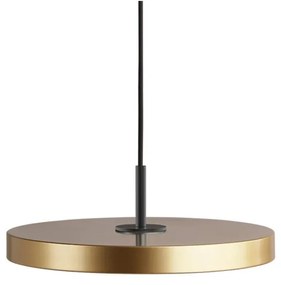 Φωτιστικό Οροφής Asteria Mini Black 2205C4175 Φ31x3.3cm Led 900lm 14W 3000k Brass Umage