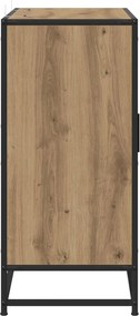 vidaXL Πλαϊνό γραφείο Artisan Δρυς 92 x 35 x 76 εκ. Επεξεργασμένο Ξύλο