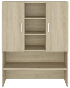vidaXL Ντουλάπι Πλυντηρίου Sonoma Δρυς 70,5 x 25,5 x 90 εκ.