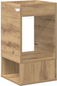 vidaXL End Table Artisan Oak 30 x 30 x 56 εκ. Επεξεργασμένο ξύλο