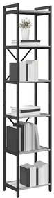 vidaXL Βιβλιοθήκη Γκρι sonoma 40 x 30 x 188 εκ Επεξεργασμένο ξύλο