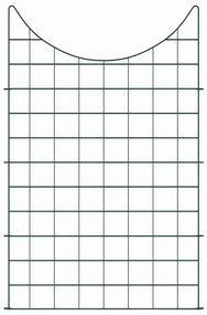 vidaXL Σετ φράχτη για λιμνούλες 8 pcs Πράσινο 50 x 80 cm Ατσάλι