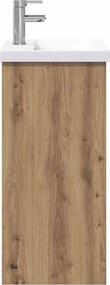 vidaXL Σετ Επίπλων Μπάνιου Artisan Δρυς 81 x 40 x 84,5 εκ