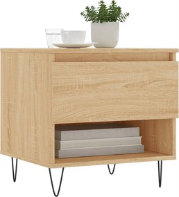 vidaXL Τραπέζια Σαλονιού 2 τεμ. Sonoma Δρυς 50x46x50 εκ. Επεξεργ. Ξύλο