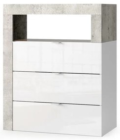 ΣΥΡΤΑΡΙΕΡΑ ΜΠΑΝΙΟΥ ΛΕΥΚΟ / ΚΑΦΕ 64x35x78