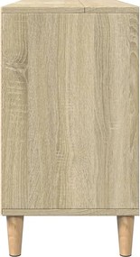 vidaXL Ντουλάπι Μπάνιου Sonoma Δρυς 80 x 33 x 60 εκ. από Επεξεργ. Ξύλο