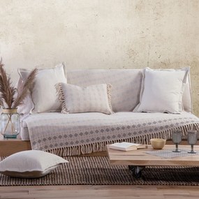 Ριχτάρι Carpio Cold Grey Nef-Nef Τριθέσιο 180x300cm 100% Βαμβάκι