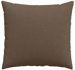 vidaXL Μαξιλάρι Καναπέ 2 pcs Καφέ 50 x 50 cm ύφασμα