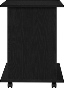vidaXL Κινητό Ντουλάπι Μαύρη Οξυά 60 x 45 x 55 εκ. Επεξεργασμένο ξύλο