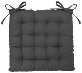 Μαξιλάρι έδρας Atmosphera Σκούρο γκρίζο 38 x 38 cm