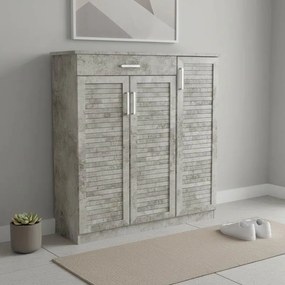 Παπουτσοθήκη-ντουλάπι SANTE 30 ζεύγων χρώμα antique ανθρακί 120x37x123εκ 120x37x123 εκ.