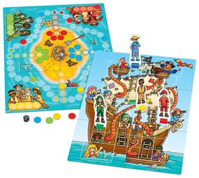 Pirate Snakes and Ladders + Ludo Board Game Orchard Toys