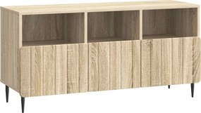 vidaXL Ντουλάπι TV 102 x 34,5 x 50 cm Sonoma Δρυς Επεξεργασμένο Ξύλο