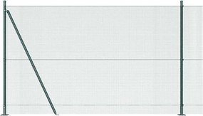 vidaXL Στύλος Περιφράξεων Πράσινο 10 x 1,6 μ (δίχτυ 12 x 12 mm)
