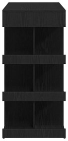 vidaXL Τραπέζι μπαρ Μαύρη δρυς 100 x 48 x 101.5 εκ. Επεξεργασμένο ξύλο