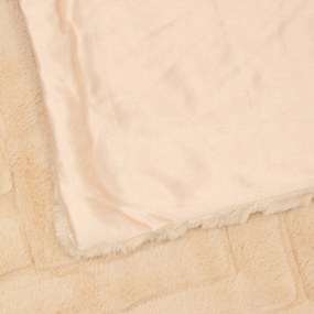Κουβέρτα Γούνινη Ημίδιπλη (180x230) A-S Arka Beige 212413A