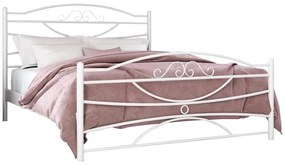 Metal Bed Ramon Ανθρακί, 0.90x190 εκ., Χωρίς σχέδιο στο ποδαρικό