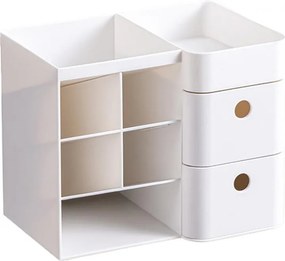 Organizer ή μολυβοθήκη λευκό Y17,5x20,5x15εκ.