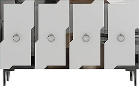 Stewehome κονσόλα τηλεόρασης πολύχρηστο ντουλάπι και γωνιά καφέ 120x32x75 cm