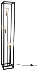 Φωτιστικό Δαπέδου Μαύρο Ματ 25xH153cm 3xE27 Trio Lighting Vito R40193032