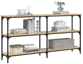 vidaXL Τραπέζι Κονσόλα Sonoma Δρυς 150x29x75 εκ. Επεξεργασμένο Ξύλο