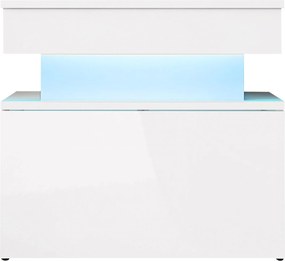 Κομοδίνο Glossa 1S με LED-Leuko Gualistero