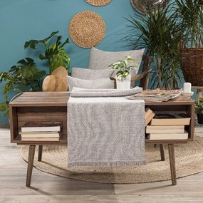 Τραβέρσα Savona 04 Grey Teoran 45X180 Cotton-Polyester