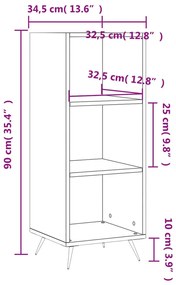 ΡΑΦΙΕΡΑ ΓΚΡΙ ΣΚΥΡΟΔΕΜ. 34,5 X 32,5 X 90 ΕΚ. ΑΠΟ ΕΠΕΞΕΡΓ. ΞΥΛΟ 828704