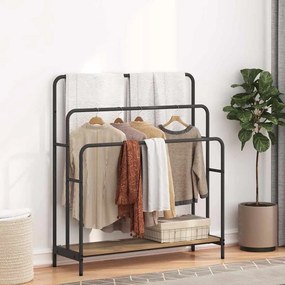 vidaXL Ράφι Ρούχων Artisan Oak 90 x 30 x 100,5 εκ. Επεξεργασμένο ξύλο