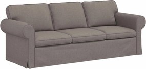 vidaXL Καναπές 180cm Taupe Μέταλλο