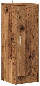 ντουλάπι παπουτσιών Παλιό ξύλο 32x35x92 cm Κατασκευασμένο ξύλο - Καφέ