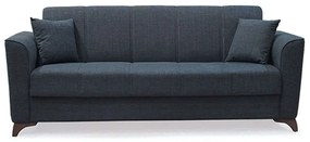 Καναπές - Κρεβάτι Silia 40.0100 Τριθέσιος Με Αποθηκευτικό Χώρο 210x80x75cm Dark Grey