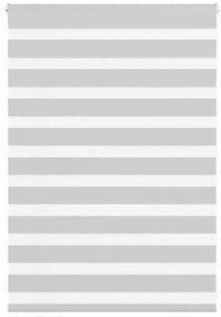 vidaXL Ζέβρα τυφλή Ανοιχτό Γκρι Πλάτος υφάσματος 90,9 εκ. Πολυεστέρας