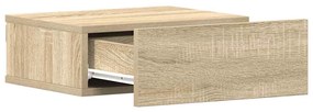 vidaXL Κομοδίνο Κρεμαστό Sonoma Δρυς 40x30x15 εκ. από Επεξ. Ξύλο