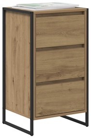 vidaXL Πλαϊνό γραφείο Καρυδιά Χειροποίητης Εργασίας 42 x 36 x 75.5 εκ.