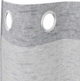 vidaXL Κουρτίνα βυσσινί 2 pcs Σκούρο Γκρι 225 x 140 εκ. Πολυεστέρας