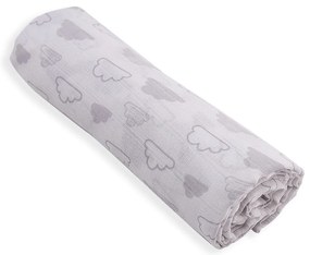 ΠΑΝΑ ΑΓΚΑΛΙΑΣ - KIKKA BOO MUSLIN BLANKET 90/90cm CLOUDS 41120000005