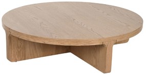 Τραπεζάκι Καφέ Home ESPRIT Φυσικό Eiketre 121 x 121 x 32 cm