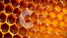 Intra Συλλεκτικό Ξύλινο Παζλ Plywood 4mm - Όμορφη εικόνα μιας κηρήθρας γεμάτη με χρυσό μέλι Σε Ξύλινο Κουτί - Διαστάσεις: 10x10 cm – 25 κομμάτια