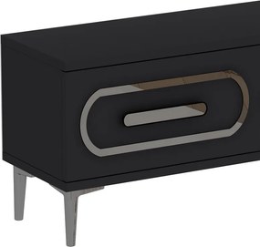 Stewehome Έπιπλο τηλεόρασης με εστία και ντουλάπι 150x30x41 cm