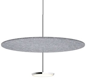 Φωτιστικό Οροφής Sky Sound 24 10570/10579 61x44,4cm Led 1250lm 18W Aluminium-Grey Pablo Designs