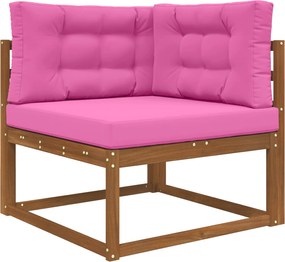 vidaXL Μαξιλάρι Καναπέ Εξωτερικού Χώρου 3 pcs Ροζ Πολυεστέρας