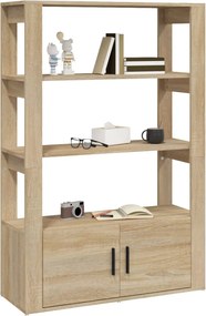 vidaXL Ντουλάπι Sonoma Δρυς 80x30x119,5 εκ. από Επεξεργασμένο Ξύλο