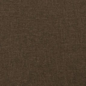 vidaXL Κεφαλάρια Σκ. Καφέ 200x5x78/88 εκ. Ύφασμα