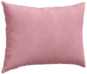 vidaXL Μαξιλάρι Καναπέ 2 pcs Ροζ 70 x 50 cm Υφασμάτινο Κορντουρά