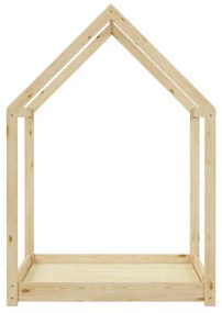 Κρεβάτι παιδικό Nino τύπου Montessori ξύλο πεύκου φυσικό 90x190 εκ. 90x190x140 εκ.