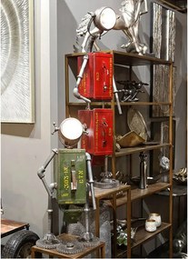 EXTREME INTERIOR DESIGN LAMP ROBOT IRON GREEN E27 MAX.60W 74939