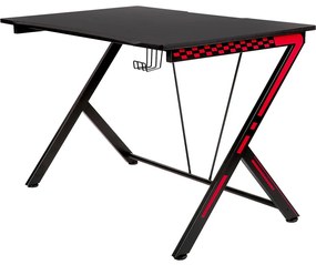 LAMTECH GAMING DESK BLACK-RED